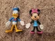 Disney World lot of 2 bendy PVC Figures MINNIE MOUSE & DONALD DUCK 4"