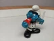 Schleich Smurf Policeman - 20123 - Smurfs Uniform White Police Portugal 