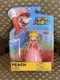Super Mario Bros Princess Peach w/ Umbrella JAKKS Pacific 4" World Of Nintendo
