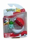 NEW Jazwares PKW3142 Pokemon Clip 'N' Go BULBASAUR & POKE BALL Battle Figure