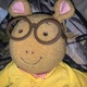 Talking ARTHUR AARDVARK PLUSH 1996 Playskool #5834 Vintage 18&rdquo; TESTED WORKING