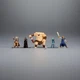 Dungeons And Dragons JADA Die Cast Figures Set of 5 Barbarian Paladin Ogre Rogue