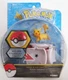 Pokemon PIKACHU WITH THROW 'N' POP OPEN POKE BALL Action Figure 2" Tomy 2016 NEW
