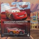 Disney Pixar Cars Lightning McQueen With Racing Wheels Diecast Mattel 1:55 New