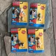 Lot 4 New Just Toys Bend-Ems Pinocchio Cricket Geppetto Figaro Walt Disney VTG