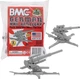 BMC Classic WW2 German 88Mm Artillery - 2Pc Gray Plastic Army Men Accessories