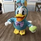 Disney Hallmark Animated Singing Dancing Easter Donald Duck Bunny Battery New