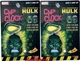 (2 PACK) 2003 MARVEL THE INCREDIBLE HULK CLIP CLOCK
