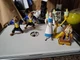 Disney Beauty Beast Cogsworth Lumiere Bendy Bend Ems Figures Vintage 90s Toy Lot
