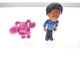 Lot Of 2 Blue's Clues and You! Josh Collectible Magenta Pink Nickelodeon F172