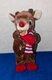 Dan Dee Animated Musical Rudolph Plush Saxophone  Nose Lights Up Moves Sings 13"