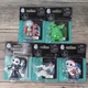 The Nightmare Before Christmas Set of 5 Mini Figures w/ Bonus Cards Disney NEW