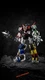 Lucky Cat Micro Cosmos MC-01S metal color Elvis Voltron GoLion Set 5 toy 17cm