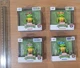Nickelodeon Teenage Mutant Ninja Turtles 2.5"ALL FOUR TURTLES Jada Metalfigs NEW