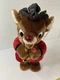 Rudolph the Reindeer Light-Up Musical Plush Plays Saxophone Christmas Dan Dee
