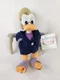 Vtg Disney Ebenezer Scrooge Donald Duck 10" mini beanie bag plush tags Mickey Fr
