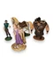 Disney&rsquo;s Tangled Rapunzel, Flynn, Maximus,  Valadmir Figures Cake Topper Toy Set