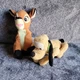 Disney Bambi & Pluto Small Stuffed Animals Plush Toy Set 2004 #A1