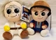 Phunny Plush Doc Brown BTTF Marty McFly Lot of 2 Plush 8" New with Tags Kidrobot