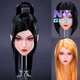 YMTOYS YMT073 1/6 Female Girl Head Sculpt Carved For 12" PH TBL Figure Body