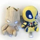 Groot & Deadpool Yellow 2015 Funko Mopeez Disney Marvel Mini Plush Toy Set Of 2