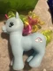 GI GO Wonder Pony -Fakie MLP SML-16-B1 JUMBO 9" Blue Unicorn w/Rainbow