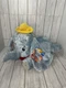 Vintage 2002 Mattel Fisher Price Disney Dumbo Plush Shiny 17" Stuffed Animal