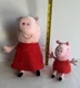 10" Peppa Pig & 6" Mini Peppa Plush Stuffed Animals ~ Gently Used