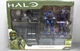 HALO UNSC Checkpoint w/ Spartan Gungir and Elite Mercenary Action Figures.SEALED