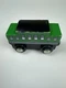 Maison Battat Wooden Railway Express Line Passenger Carriage Magnetic Car Green