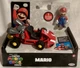 2023 Jakks Nintendo Super Mario Bros Movie Pull-Back Racer Kart Toy & Figure NIB