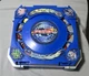 RARE BLUE BEYBLADE Metal Fury BATTLE ARENA Stadium Case + Beyblade & Parts HTF