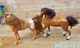 Dreamworks Spirit Riding Free Horse Figures Tan Brown Lot of 2 Horses