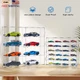 Acrylic Display Case for 1/24 Scale Diecast Storage 4 Levels 8 Slots Toy Cars Sh