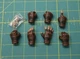 Hot Toys MMS536 Captain America Endgame 1/6 Scale Full Hand Set with Pegs