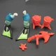 TMNT Teenage Mutant Ninja Turtles Ray Fillet Accessories playmates NO Figure VTG