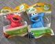 Sesame Street Elmo and Cookie Monster 3in figure LOT (2) Hasbro Playskool Sealed