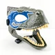 Jurassic World Velociraptor Blue Dinosaur Hard Plastic Mask - Authentic - NEW