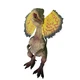 Adventure Force Dilophosaurus Dinosaur WM84495 TMO4-0281 Hard Plastic
