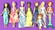 Disney Princess Doll Lot Of 8 Hasbro Jasmine Ariel Tiana Anna Elsa & More