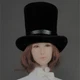 1/6 Scale Accessories Male Female Top Hat Model 12" Action Figure Soldier Decor