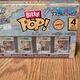 Funko Bitty Pop! One Piece 4-Pack Mini Vinyl Figures w/ Chase + Shelf LE