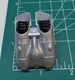 Vintage Disney JusToys Bend-Ems The Rocketeer Figure Silver Plastic