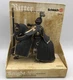 Schleich World of Knights BLACK JOUSTING MOUNTED KNIGHT w/Horse 70032 NEW