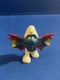 Smurfs 20036 Hang Glider Smurf Vintage Schleich Figure PVC 1978 Flying Wings