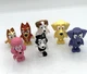 Lot of 7 BLUEY Plastic Figures Figurines Ludo Studio Moose