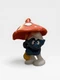 1979 Vintage Peyo Grouchy Smurf Mushroom Umbrella #20118 PVC Schleich Hong Kong