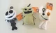 3 Disney Nightmare Before Christmas 6&rdquo; Plush Clips CVS NWT Jack, Oogie and  Zero