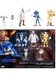 Jakks Pacific Sonic The Hedgehog 2.5' Mini Figure 5-Pack Set (Movie Collection)