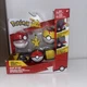 Pokemon Clip N Go Poke Ball Belt and 2" Pikachu Battle Action Figure Set